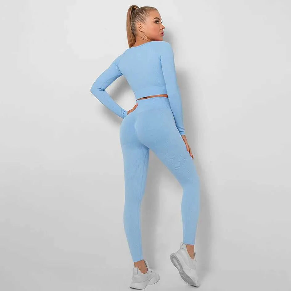 Sportowy komplet top i legginsy - Pernille