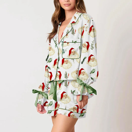 Świąteczna piżama z motywem Świętego Mikołaja - Pernille