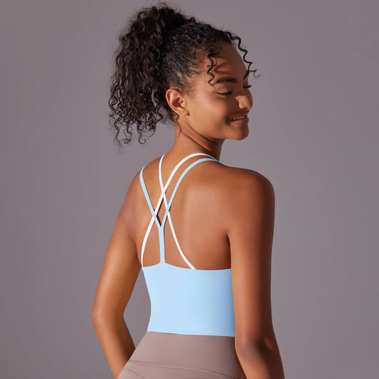 Top sportowy z paseczkami - Pernille