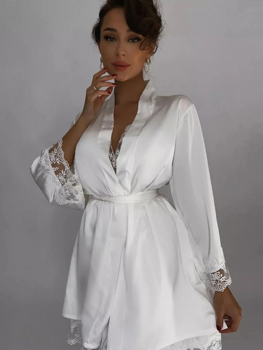 Koronkowy komplet nocny - Pernille