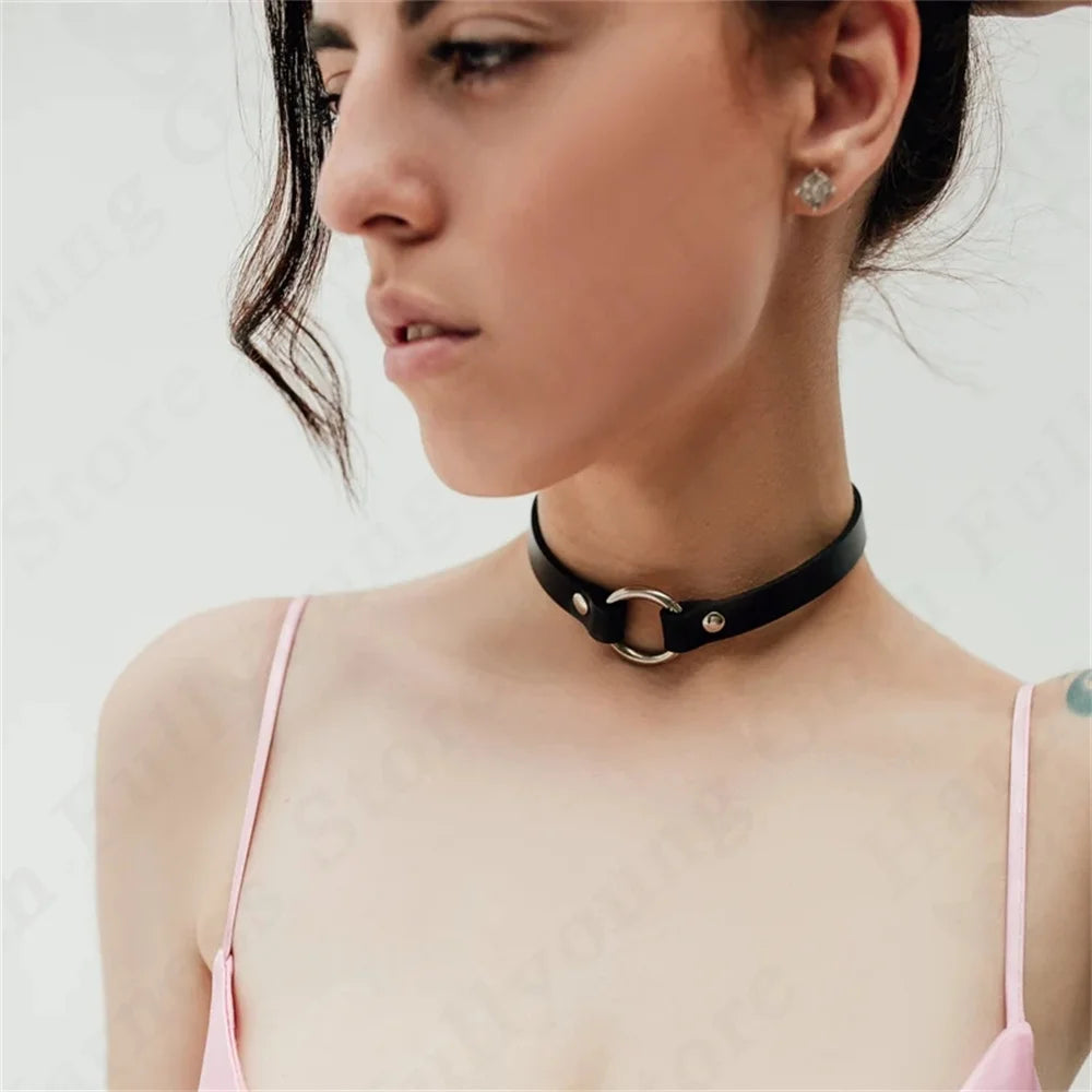 Choker z kółkiem - Pernille