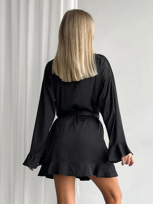 Komplet piżamy ze szlafrokiem - Pernille