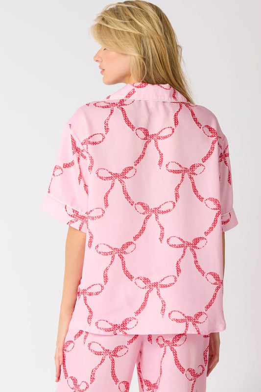 Piżama świąteczna w kokardy - Pernille