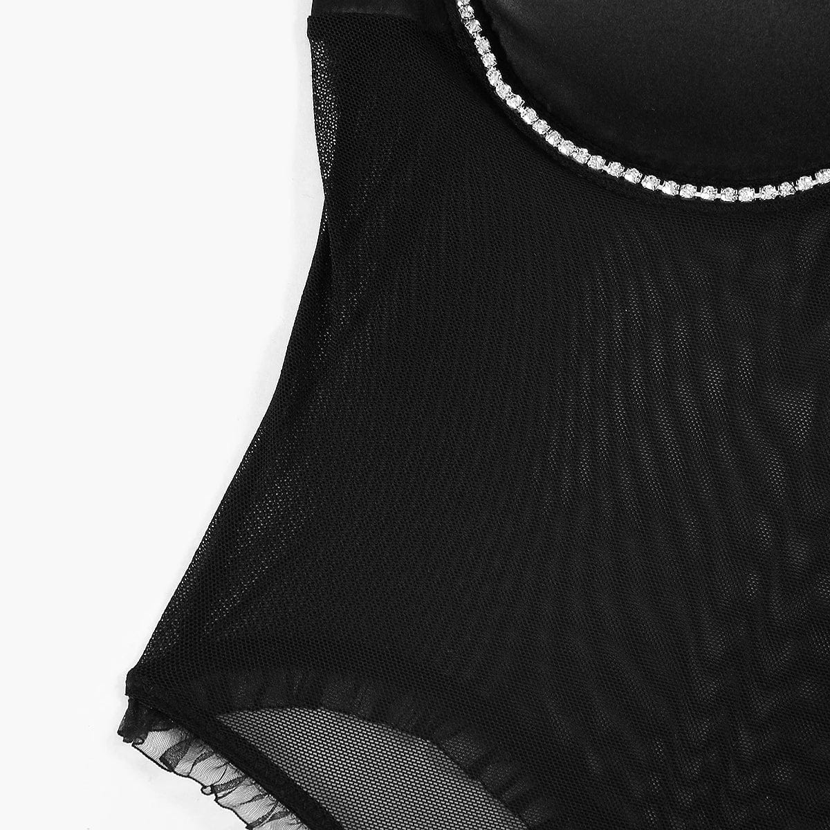 Body z kryształkami i satynowym wykończeniem - Pernille