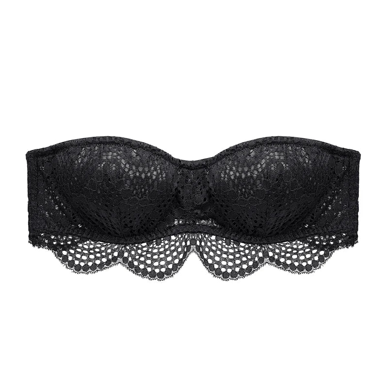 Koronkowy biustonosz bandeau - Pernille