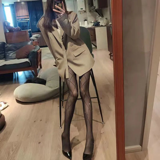 Rajstopy Damskie z Cyrkoniami - Pernille