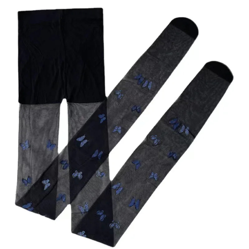 Rajstopy W Niebieskie Motyle - Pernille