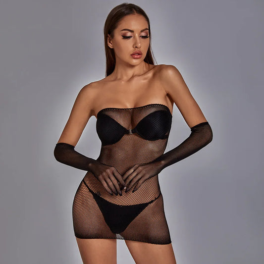 Bodystocking sukienka - Pernille