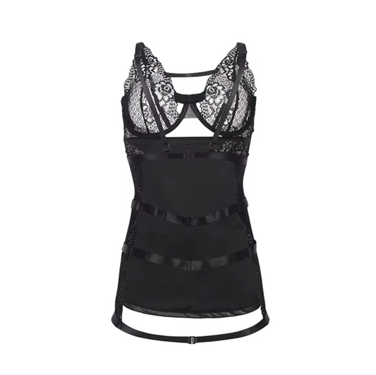 Satynowa koszula nocna - Pernille