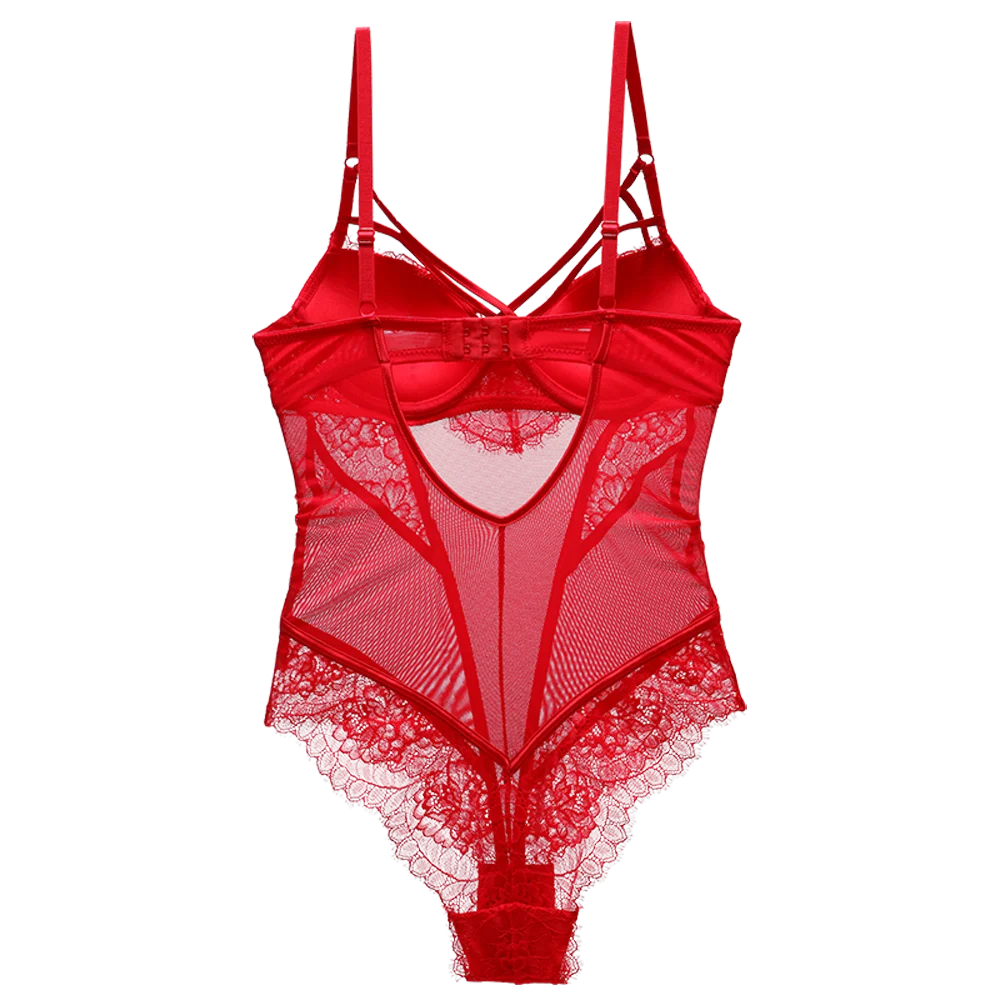 Seksowne koronkowe body - Pernille