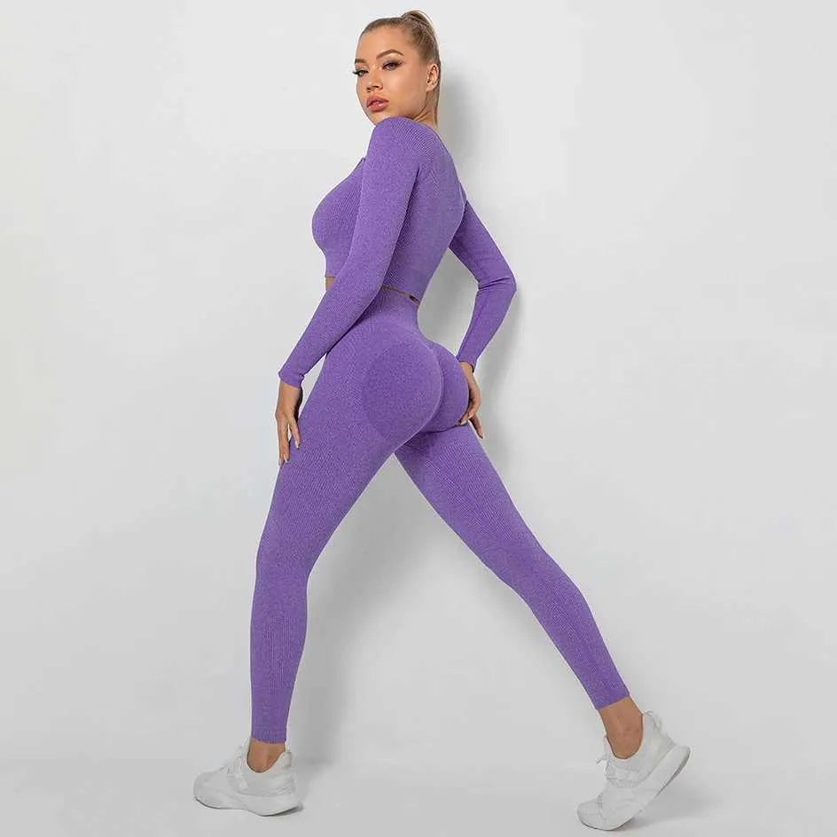 Sportowy komplet top i legginsy - Pernille