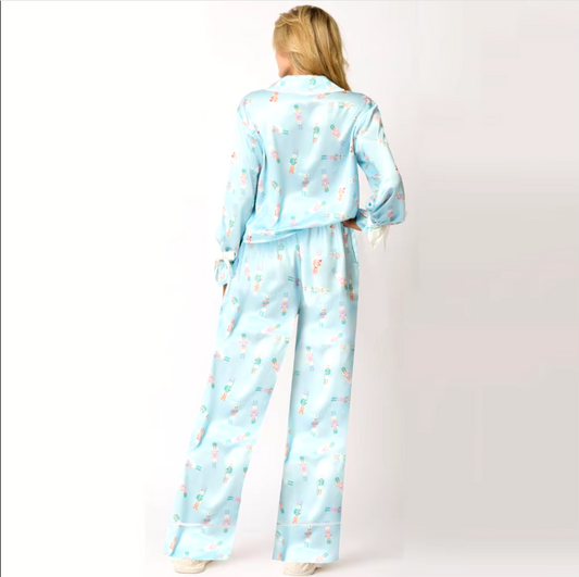 Błękitna piżama świąteczna - Pernille