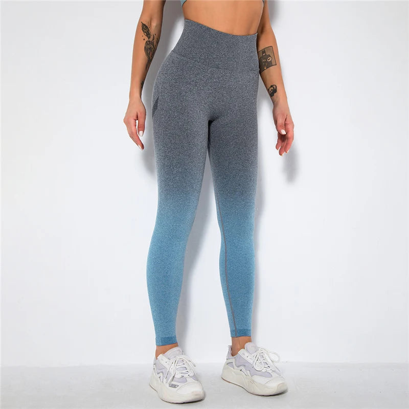 Legginsy sportowe dwukolorowe - Pernille