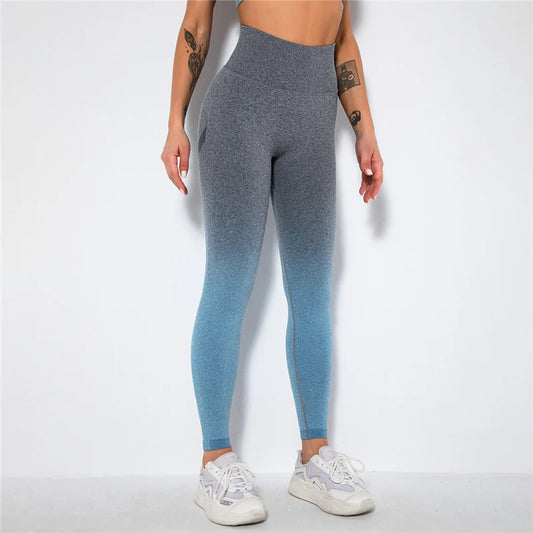 Legginsy sportowe dwukolorowe - Pernille