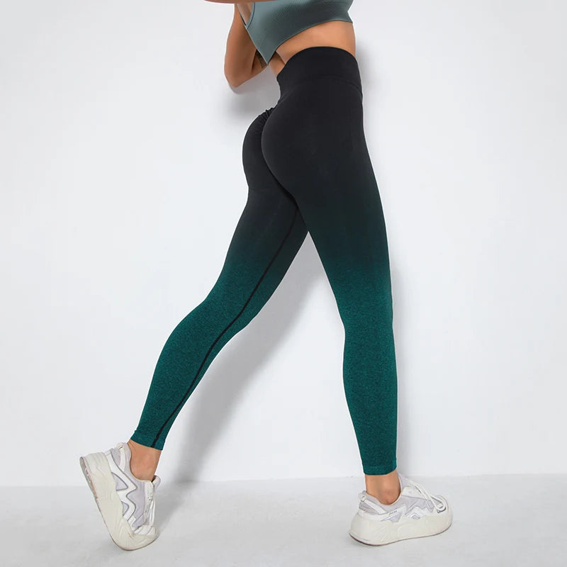 Legginsy sportowe dwukolorowe - Pernille