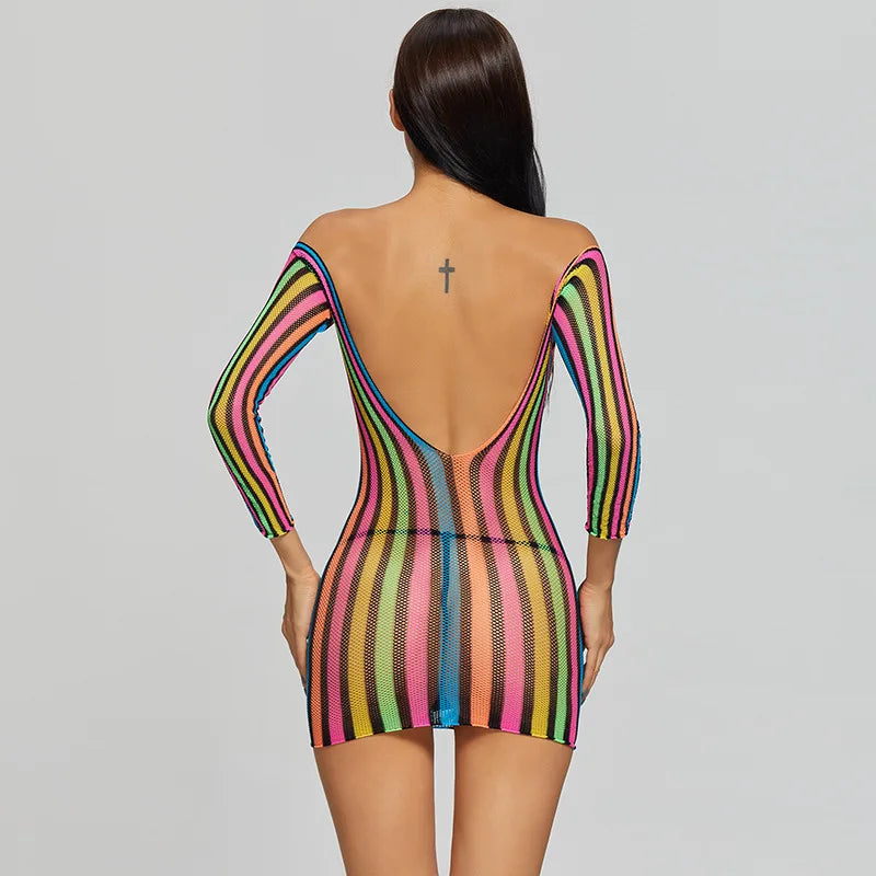 Bodystocking kolorowe - Pernille