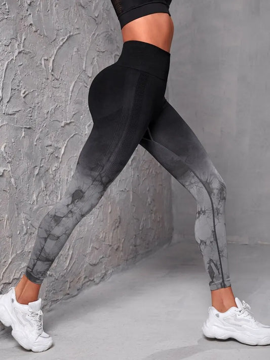 Legginsy sportowe z efektem ombre - Pernille