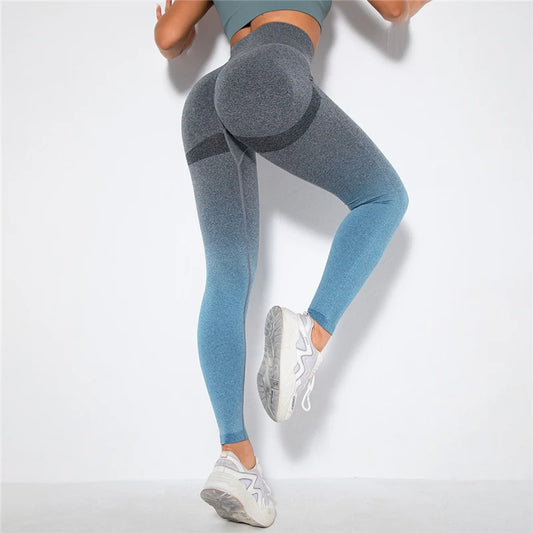 Legginsy sportowe dwukolorowe - Pernille