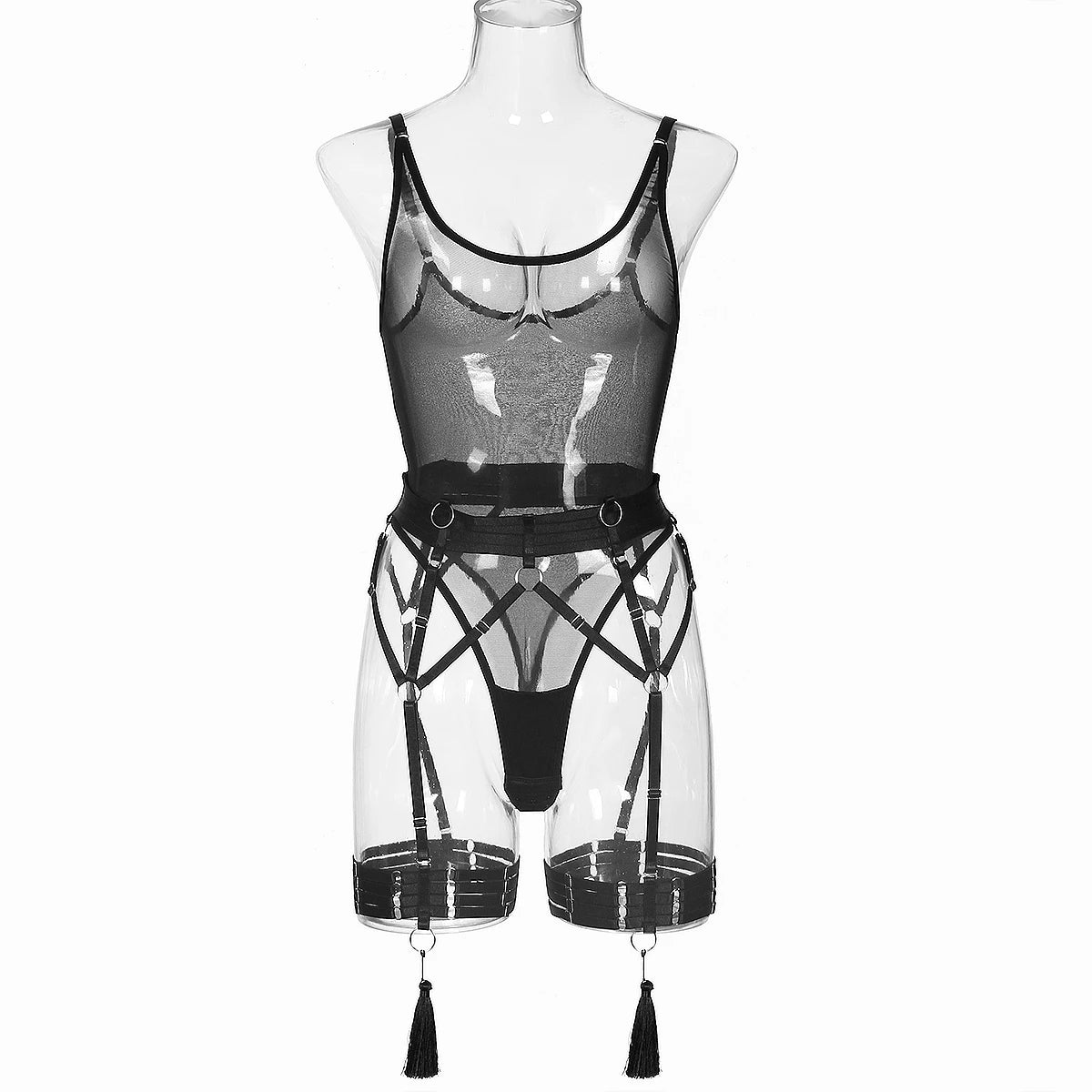 Transparentne body z chwostami - Pernille