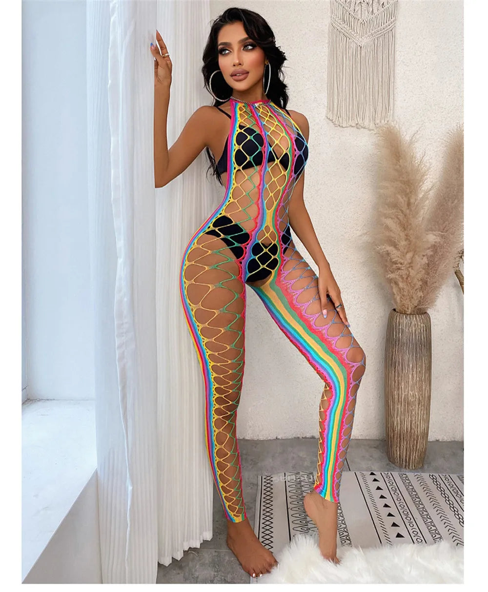 Bodystocking kolorowe - Pernille