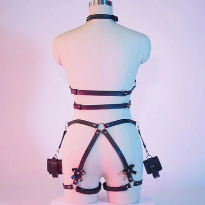 4- elementowy zestaw harness z maską - Pernille