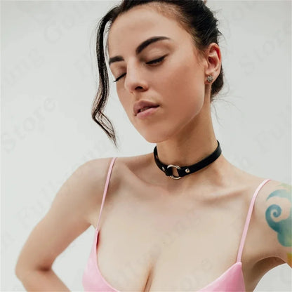 Choker z kółkiem - Pernille