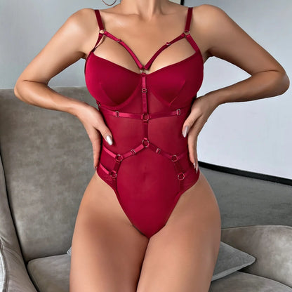 Body z regulowanymi paseczkami - Pernille