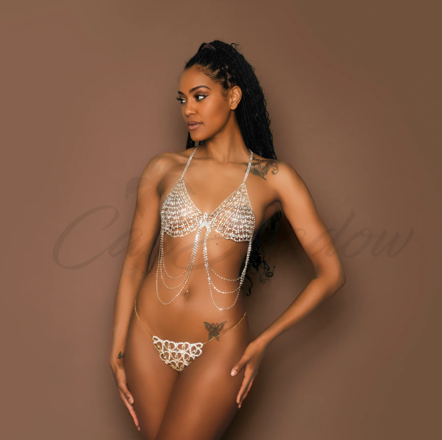Cekinowy Biustonosz Bling Bling - Pernille
