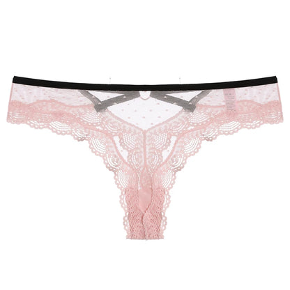Majtki koronkowe w serduszka - Pernille