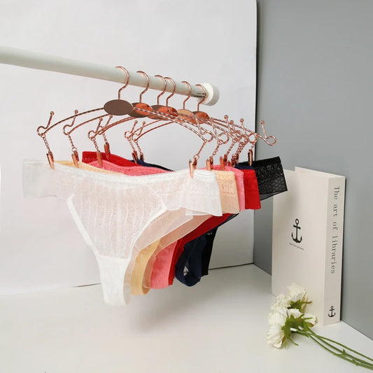 Women Sexy Lace Panties Low Rise G-String Thongs Perspective Breathable Underwear For Female Transparent Soft Lingerie - Pernille