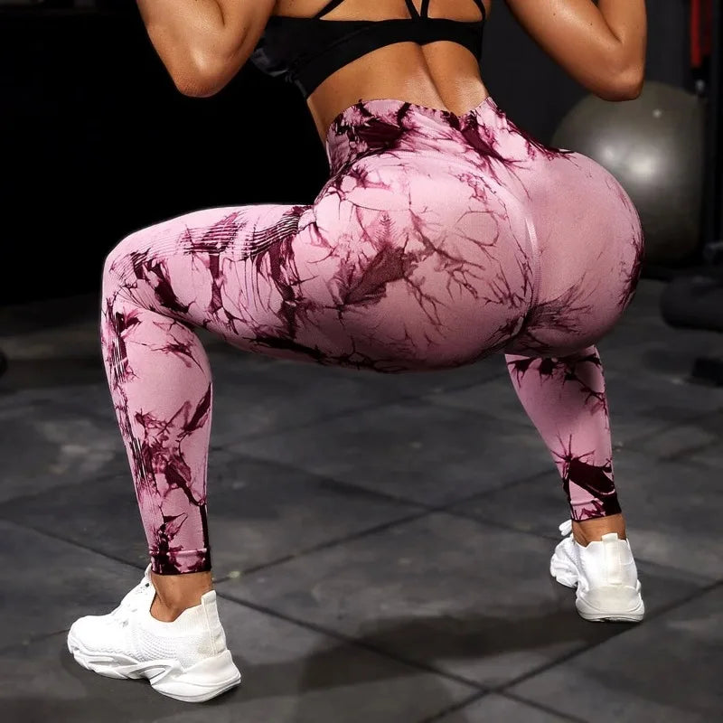 Sportowe legginsy z marszczeniem - Pernille
