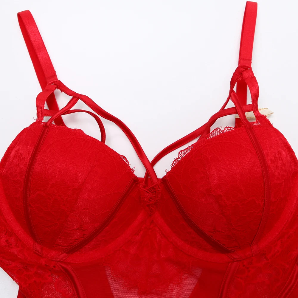 Seksowne koronkowe body - Pernille