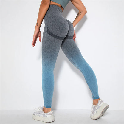 Legginsy sportowe dwukolorowe - Pernille