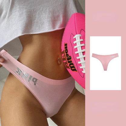 Figi z nadrukiem PINK - Pernille