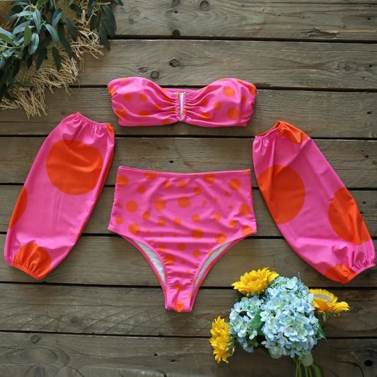 Komplet bikini z rękawami - Pernille