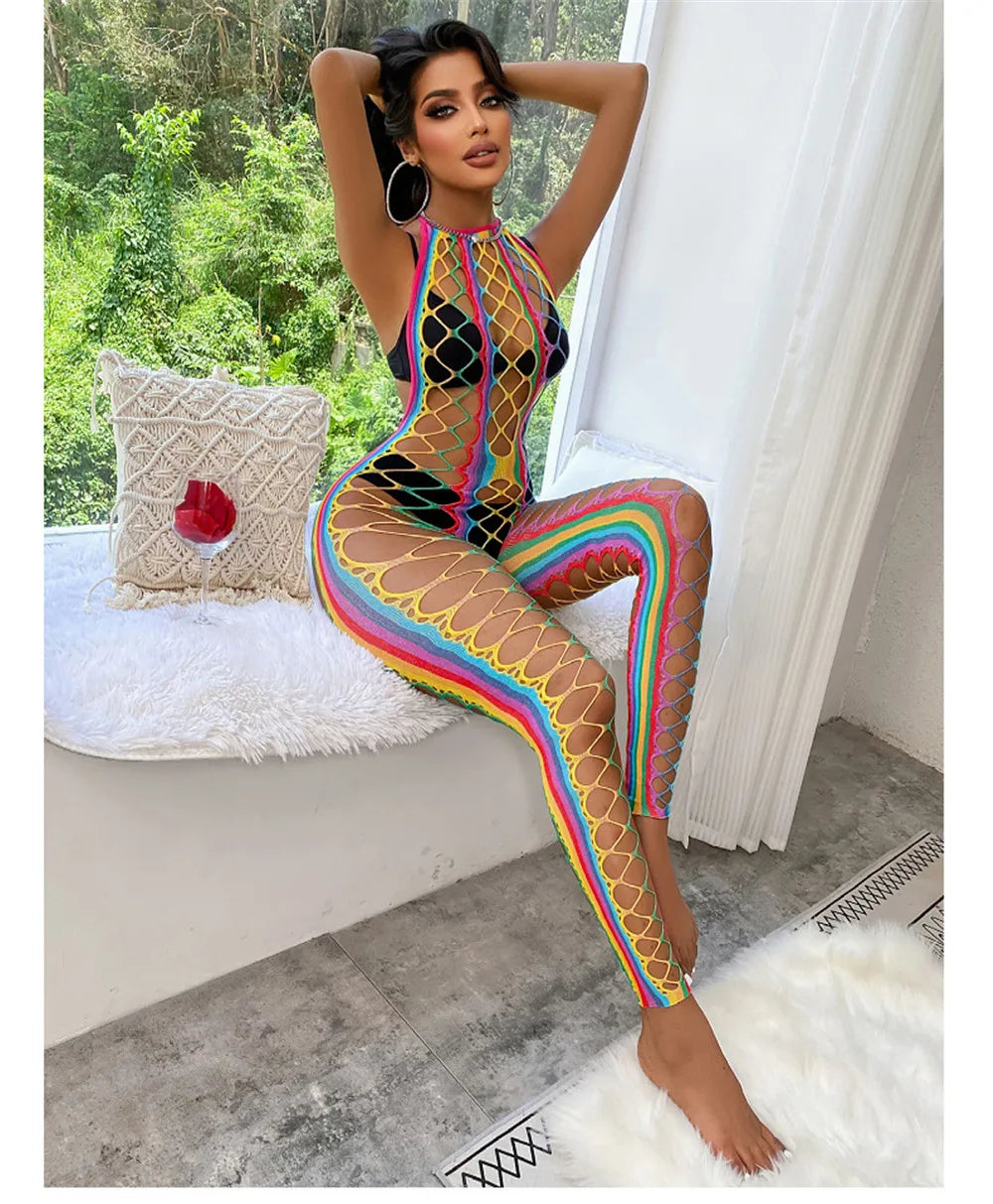 Bodystocking kolorowe - Pernille