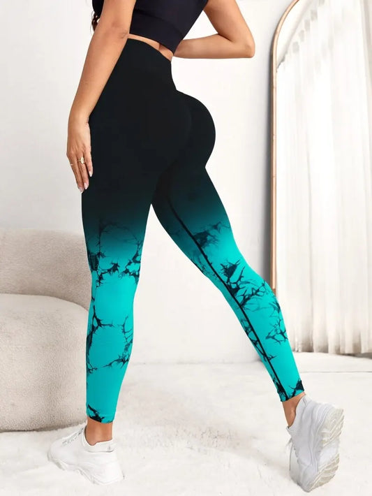 Legginsy sportowe z efektem ombre - Pernille